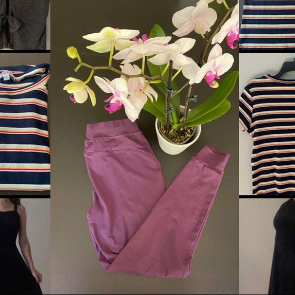 Alphalete Purple Exercise Pants